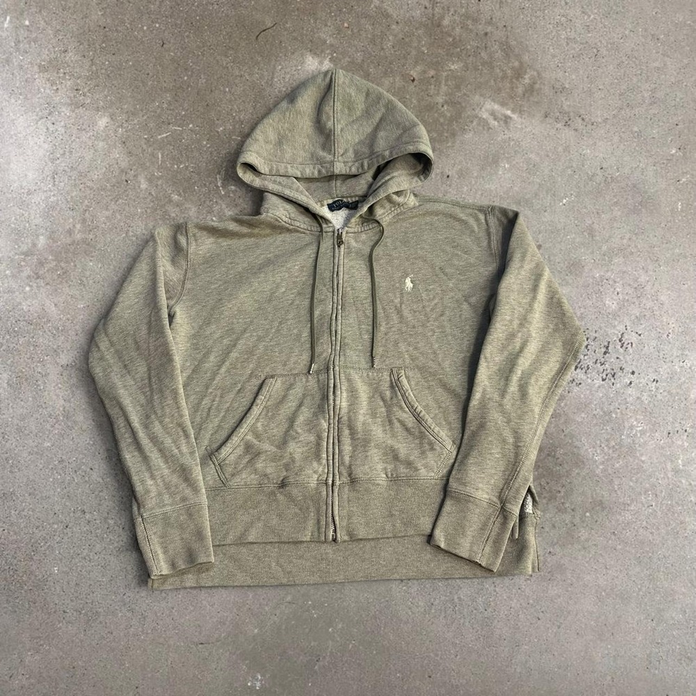 Polo Ralph Lauren Grey Zip Up Hoodie